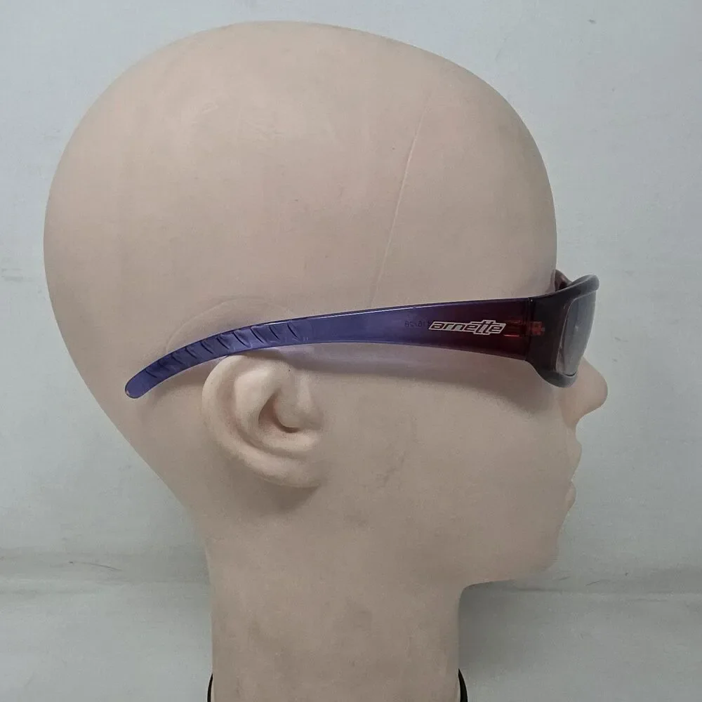 Vtg Arnette Sunglasses Red and Blue Frames and Lenses 4009-116/2B Made In Italy